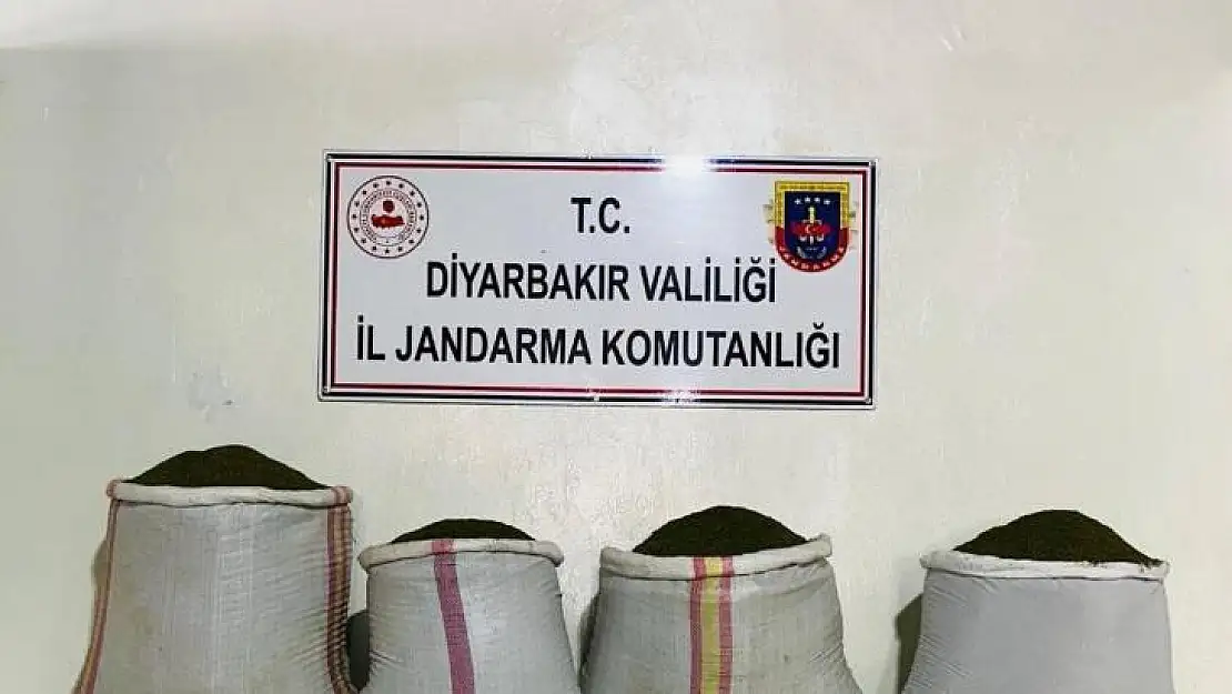 Lice'de 68 kilo esrar ele geçirildi