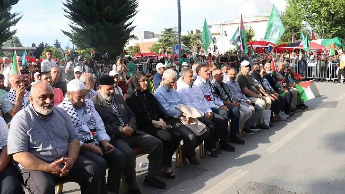 Malatya'da 'Büyük Gazze mitingi'