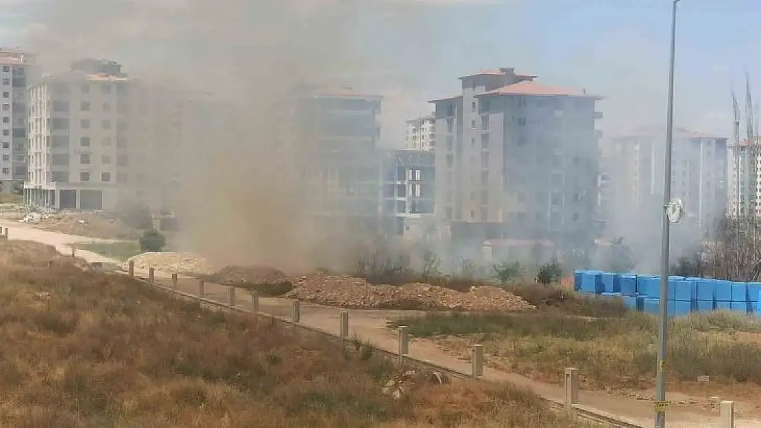 Malatya'da çıkan anız yangını söndürüldü