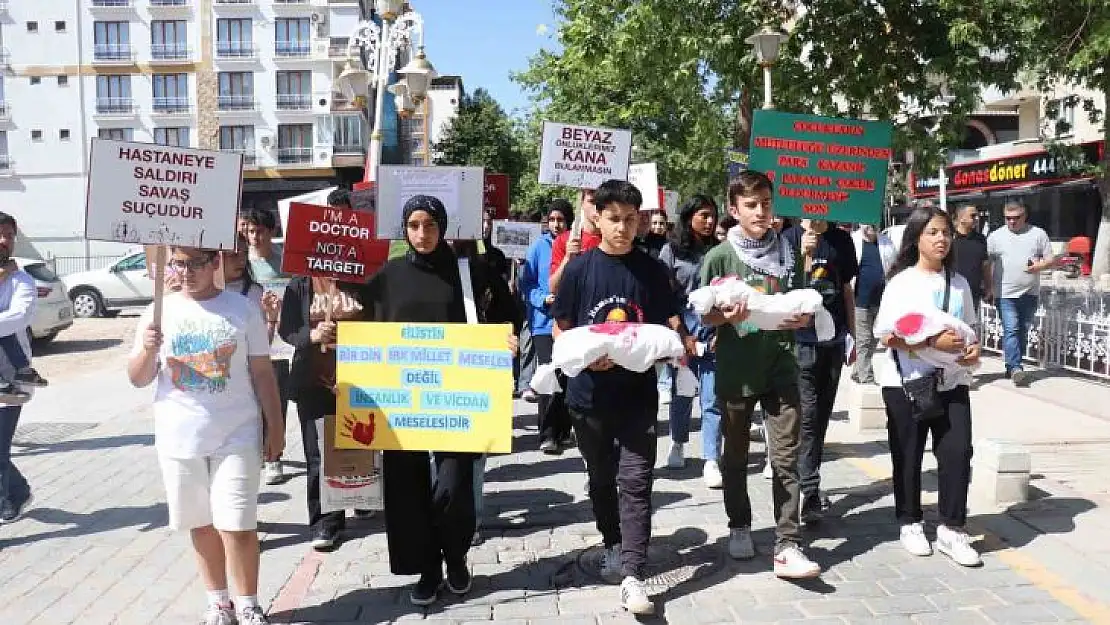 Malatya'da Filistin'e destek yürüyüşü