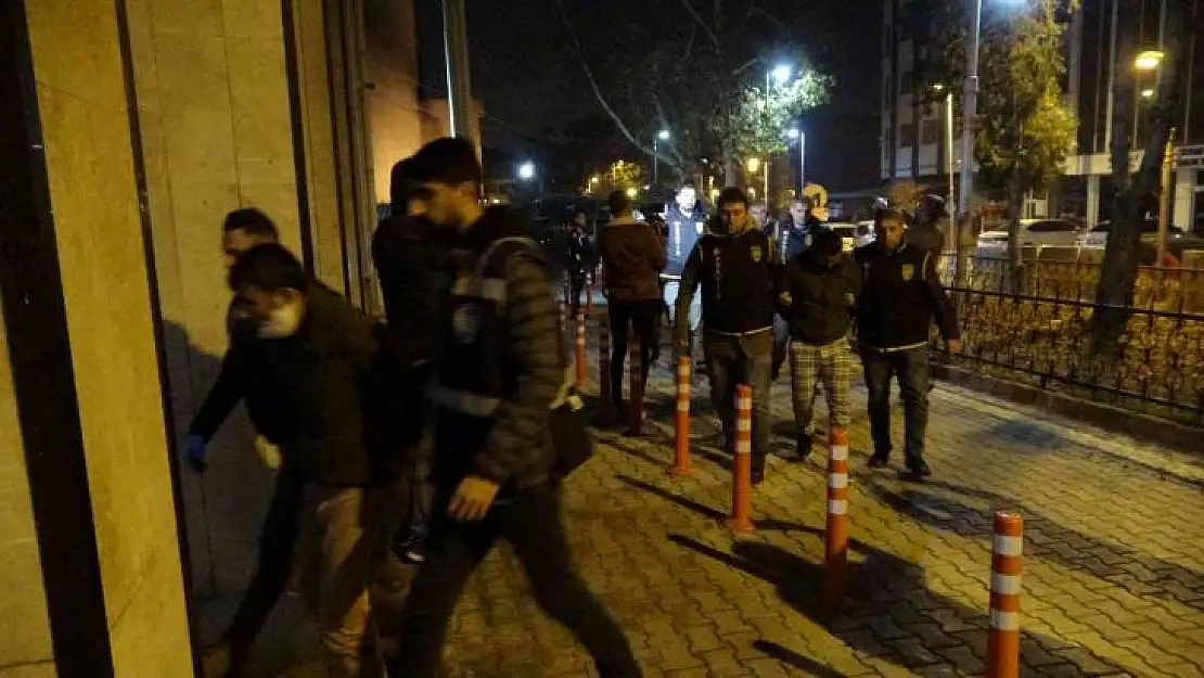 Malatya'da hırsızlık şebekesine operasyon: 8 gözaltı