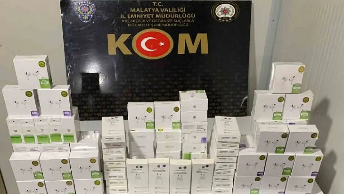 Malatya'da kaçakçılık operasyonu