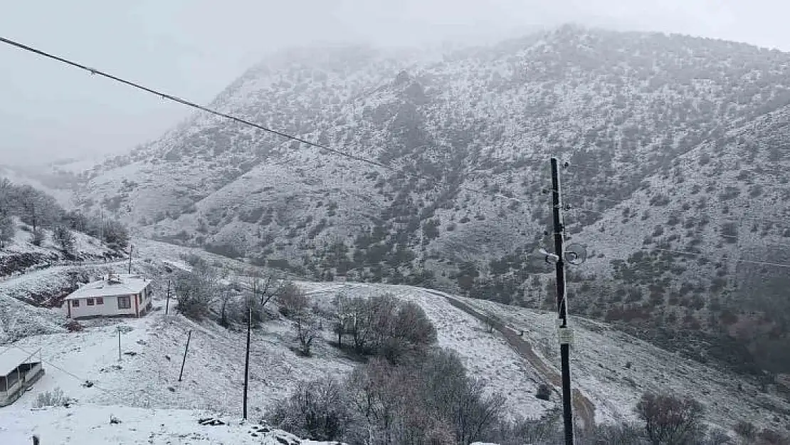 Malatya'da kar yağışı etkili oldu