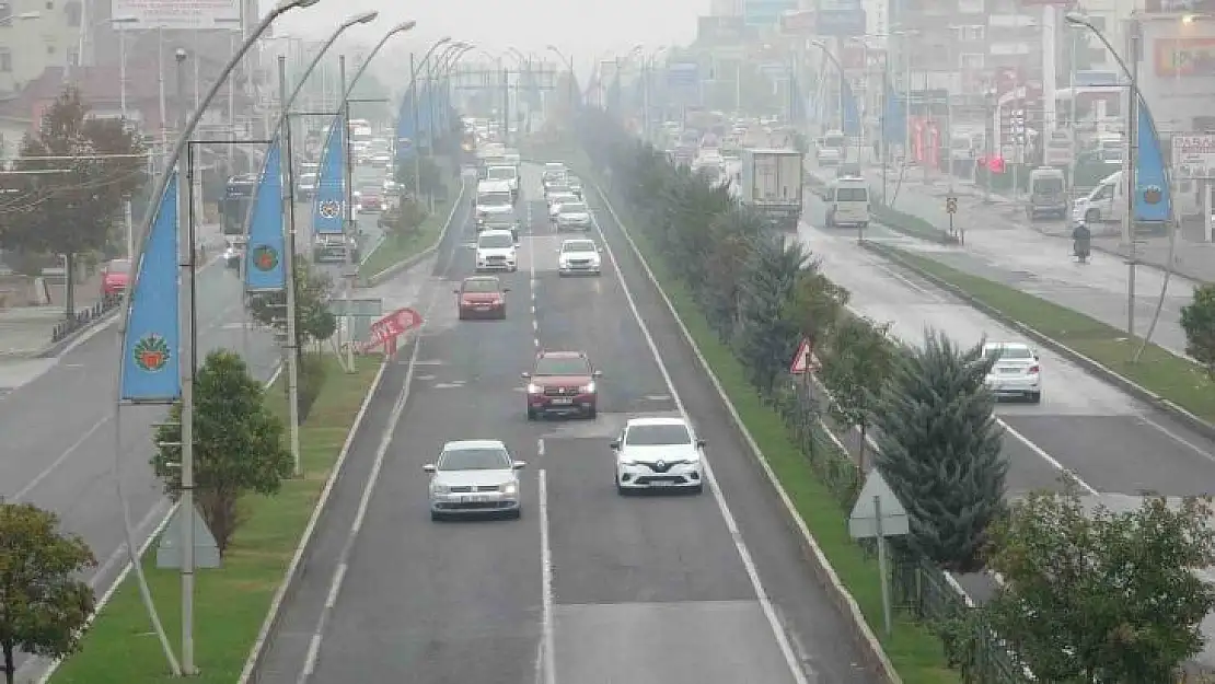 Malatya'da sağanak ile sis etkili oluyor