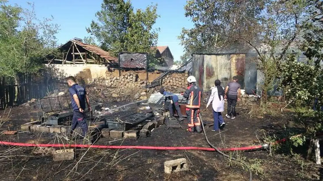 Malatya'da yangın sonrası meydana gelen patlama paniğe neden oldu