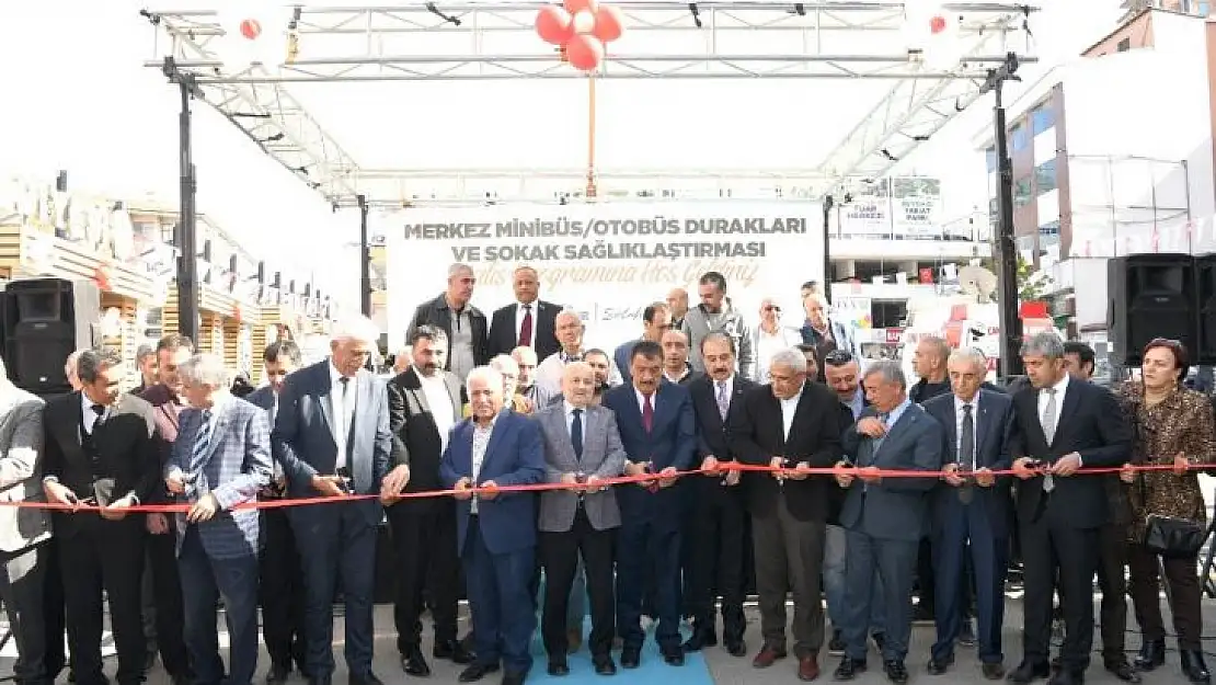 Malatya merkez minibüs ve otobüs duraklarının açılışı gerçekleştirildi