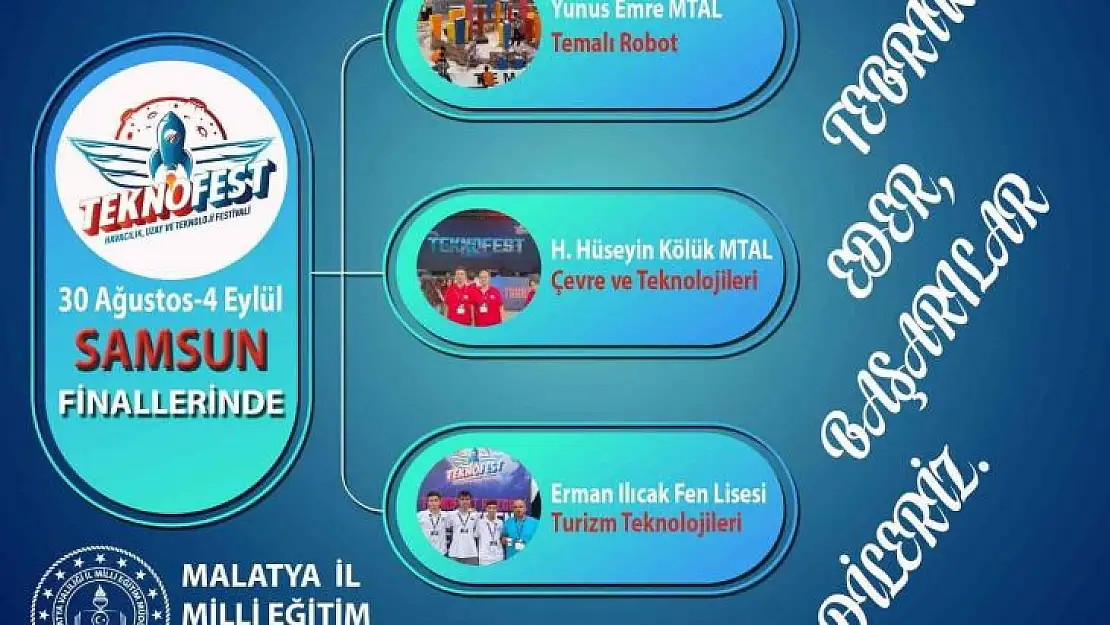 Malatya Teknofest'te iddialı