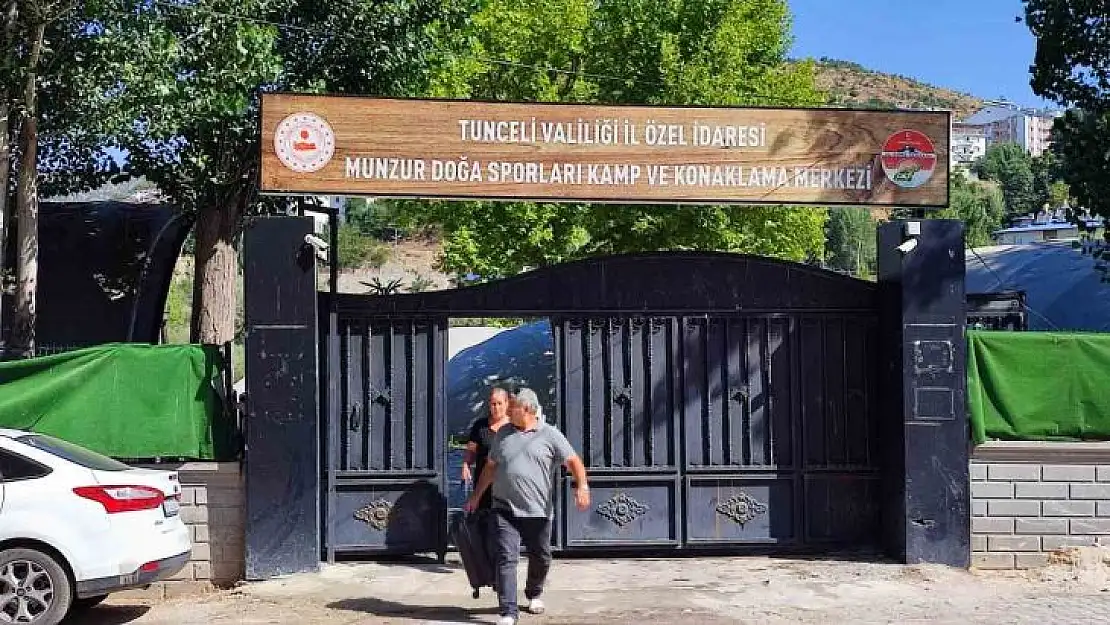 Munzur Vadisi'nde çadır otele yoğun ilgi