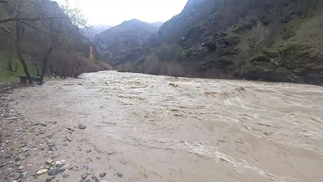 Munzur ve Pülümür çayları taştı, yetkililer uyardı