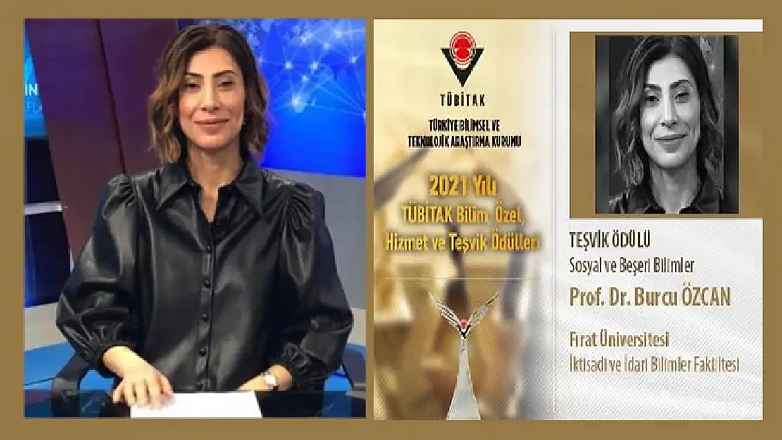 Prof. Dr. Burcu Özcan, TÜBİTAK ödülüne layık görüldü