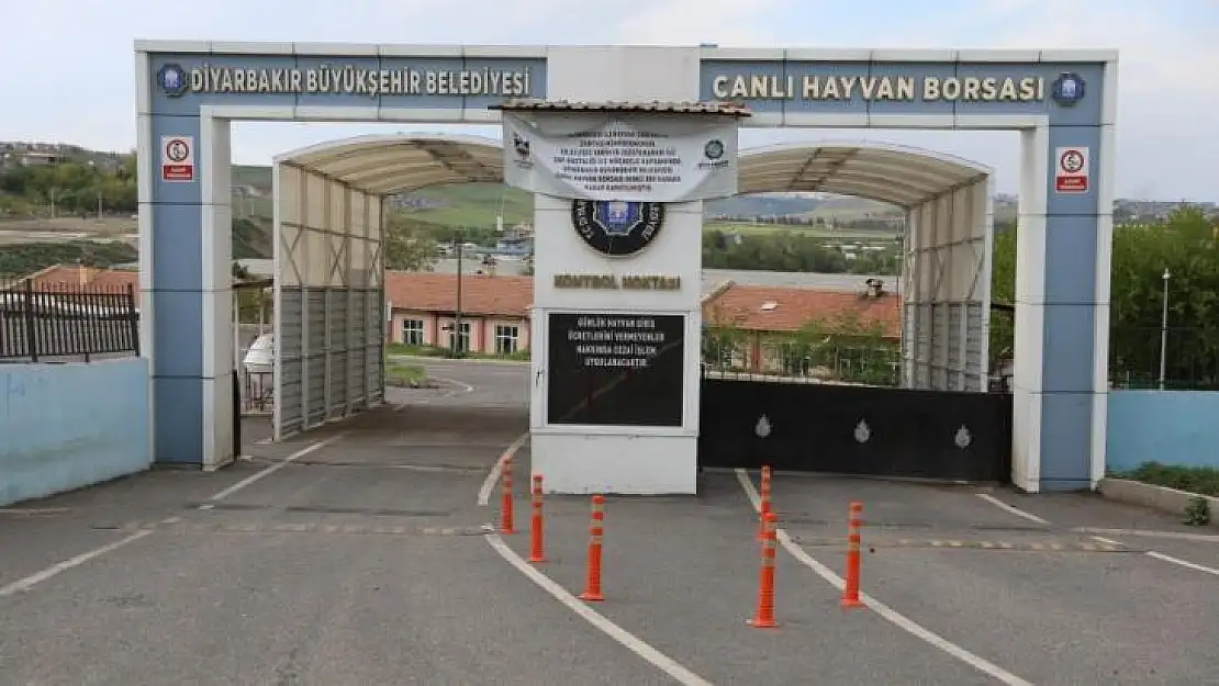 Şap nedeniyle geçici olarak kapanan Diyarbakır Canlı Hayvan Borsası yeniden açılıyor