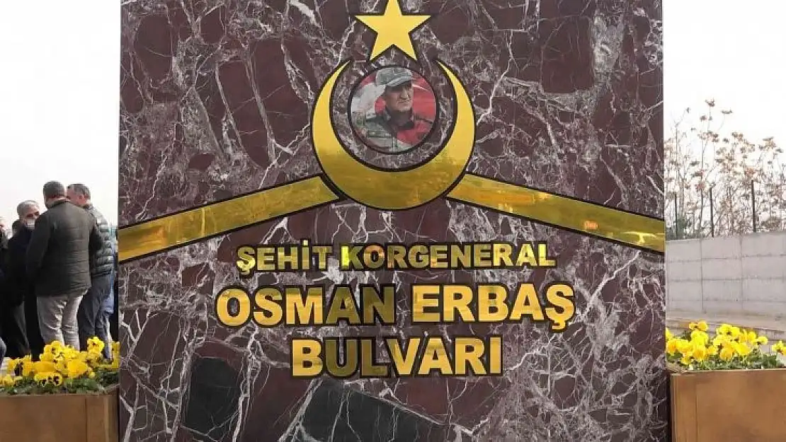 Şehit Korgeneral Osman Erbaş'ın adının verildiği bulvar açılışına katılan eşinin sözleri duygulandırdı