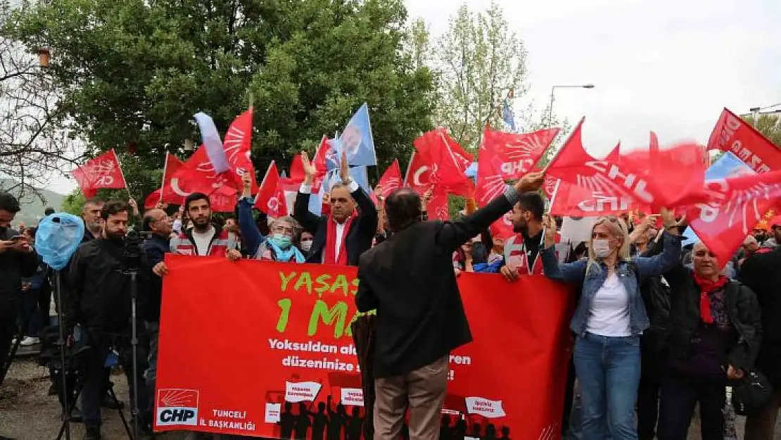 Tunceli'de 1 Mayıs coşkuyla kutlandı