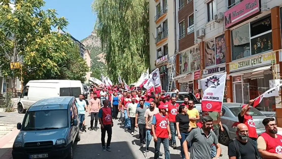 Tunceli'de FEDAŞ grevinde çözüm bulunamadı