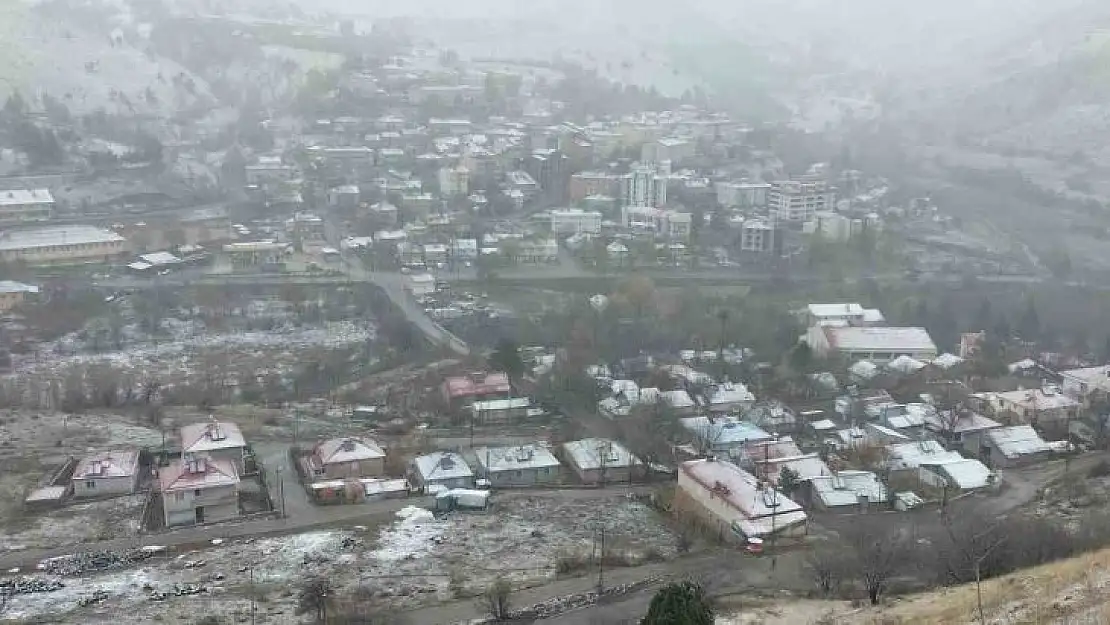 Tunceli'de kar yağışı hayatı olumsuz etkiledi