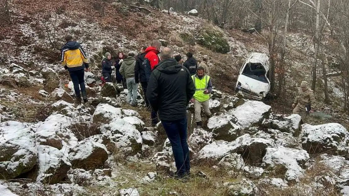 Tunceli'de trafik kazası: 1 ölü, 1 yaralı