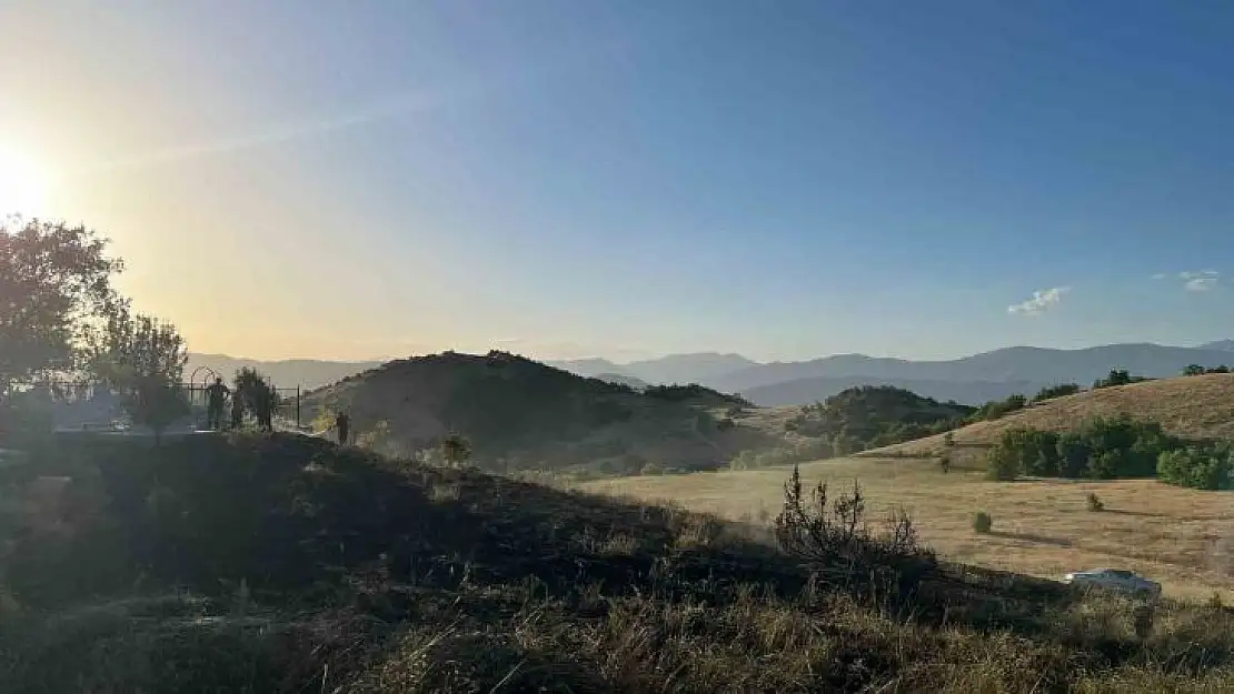 Tunceli'deki ot yangını büyümeden söndürüldü