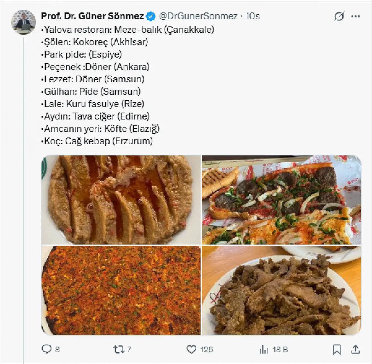 Elazığlı Prof. Dr. Sönmez tescilledi: İşte Elazığ'ın 'Yıldızlı' lezzet durakları