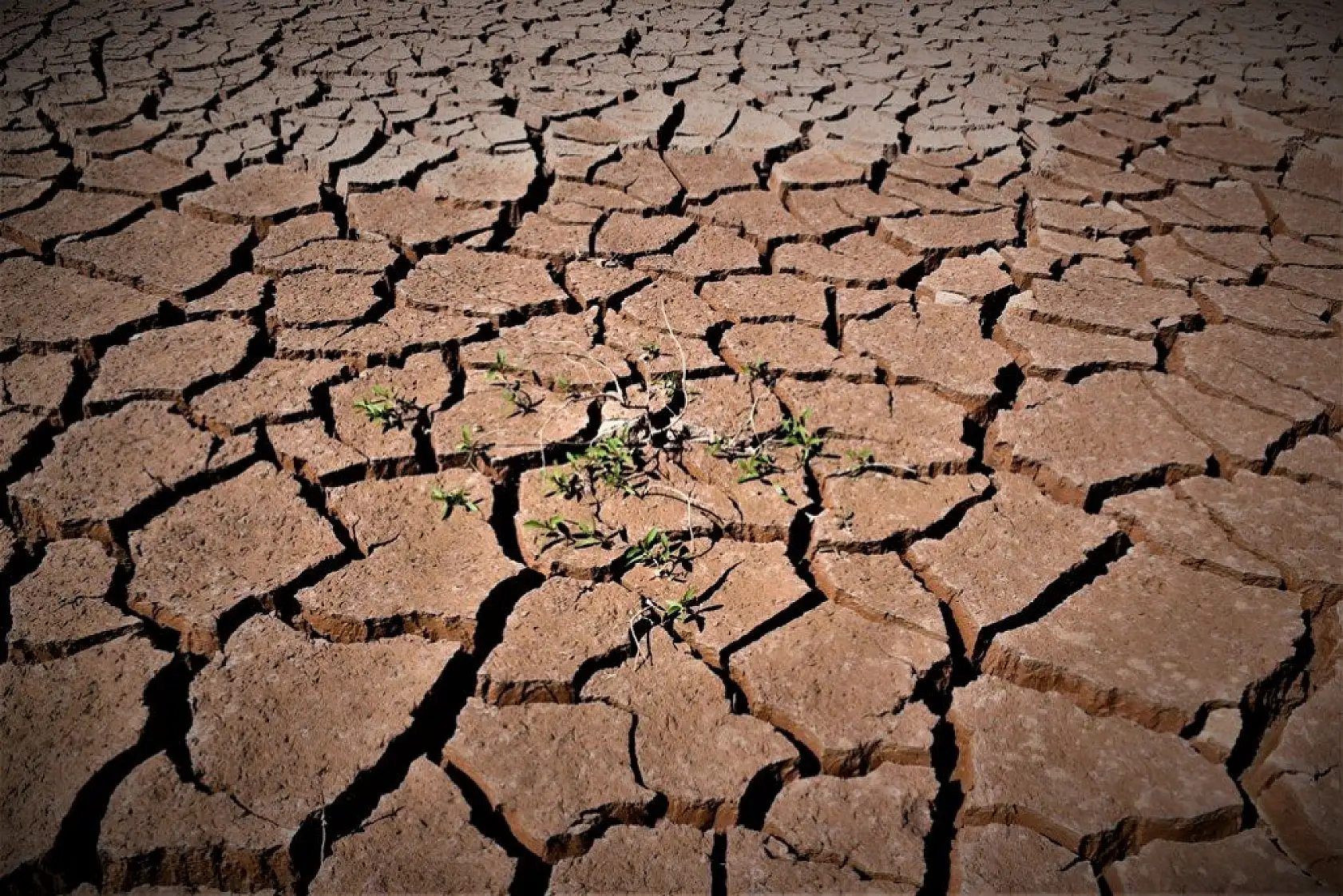 Hamzabey Barajı'nın son hali adeta çölü andırdı