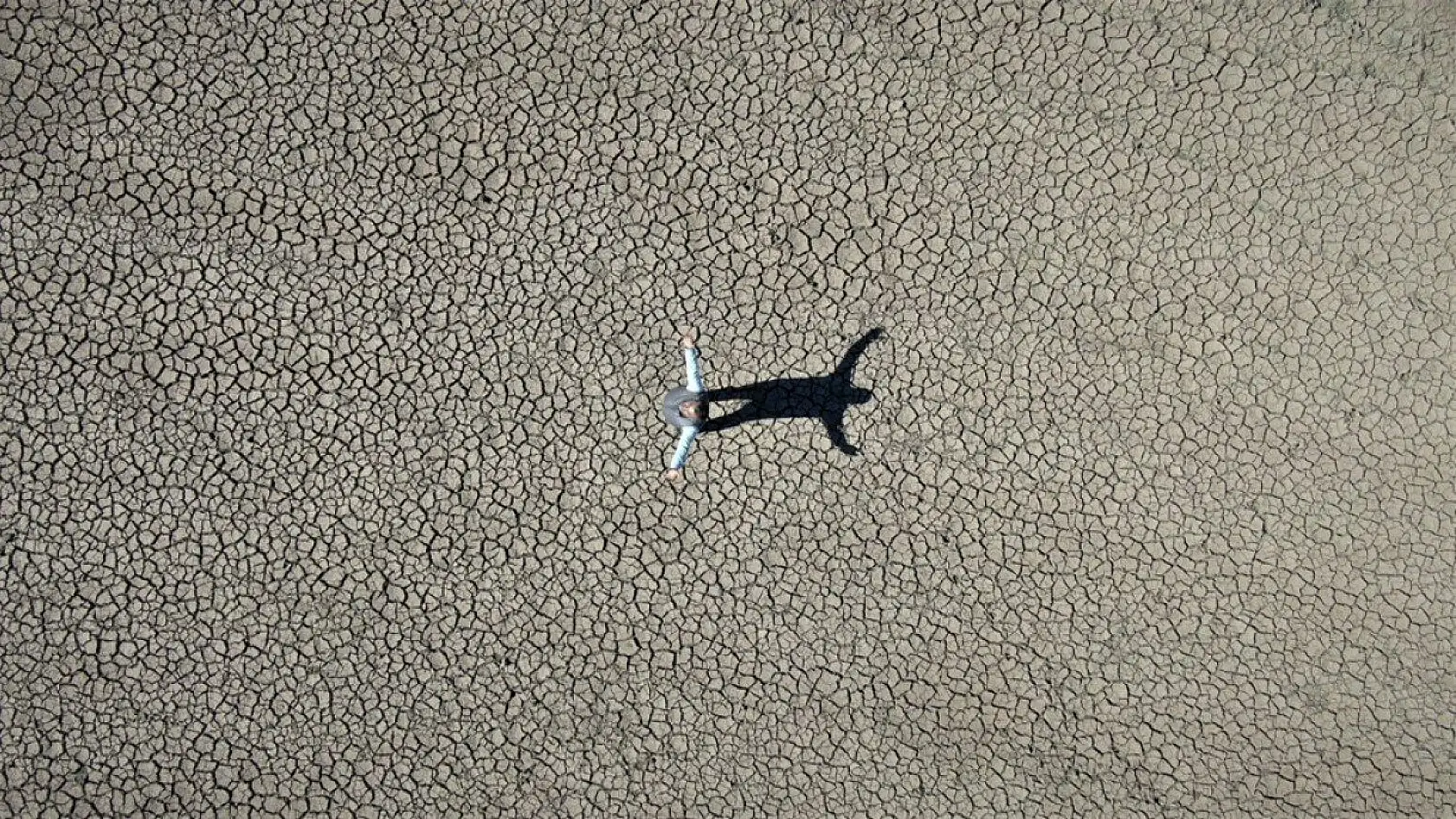Hamzabey Barajı'nın son hali adeta çölü andırdı