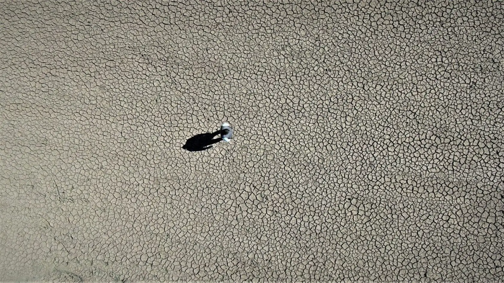 Hamzabey Barajı'nın son hali adeta çölü andırdı