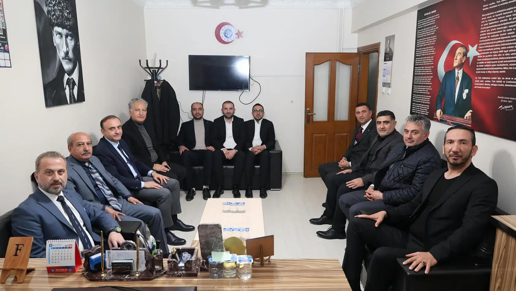 Elazığ İl Milli Eğitim Müdürü Şahin'den Türk Eğitim-Sen'e ziyaret