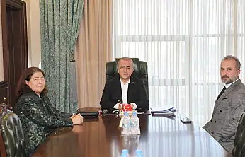 Başmüfettiş Okur ve Beraat Şahin'den Vali Hatipoğlu'na Ziyaret