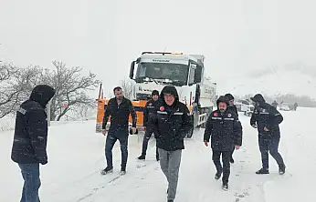 Genel Sekreter Cemil Yatkın karla mücadeleyi yerinde inceledi