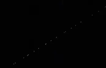 Elazığ semalarında beliren ışıklar kısa süreli şaşkınlık yarattı