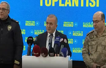 Vali Hatipoğlu 2025 raporunu açıkladı: Elazığ'da suç oranlarına 'huzur' darbesi!