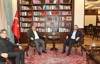 Vekil Nazırlı ve Ramazan Bingöl, Vali Hatipoğlu'nu ziyaret etti