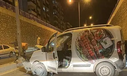 Elazığ'daki trafik kazası: 2 yaralı