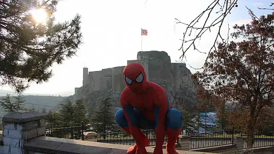 'Örümcek Adam' sokak hayvanlarının kahramanı oldu, görenler şaşkınlığını gizleyemedi