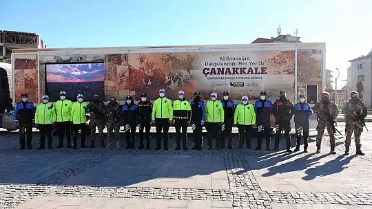 Çanakkale Savaşları Mobil Müzesi'nin 36'ıncı durağı Elazığ oldu