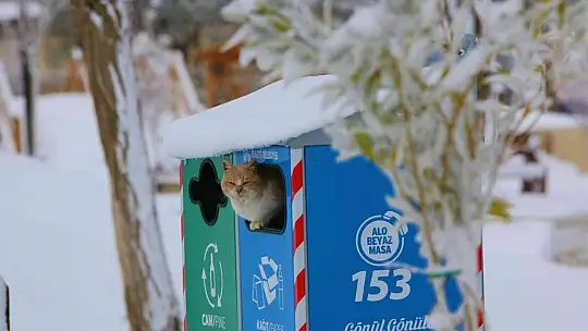 Elazığ beyaza büründü, medeniyetler beşiği Harput'ta kartpostallık görüntüler oluştu