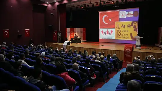 Elazığ'da '3 Aralık Dünya Engelliler Günü' etkinliği
