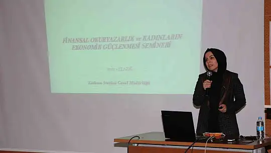 Elazığ'da 'finansal okuryazarlık ve kadının ekonomik güçlenmesi' eğitimi