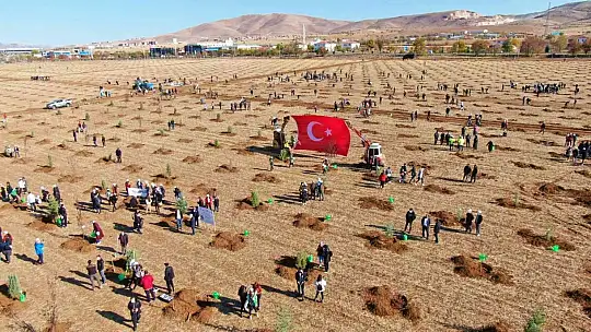 Elazığ'da 'Geleceğe Nefes Dünyaya Nefes' etkinliğinde 23 bin fidan toprakla buluştu