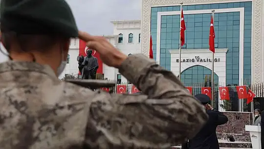 Elazığ'da 10 Kasım Atatürk'ü Anma Günü töreni