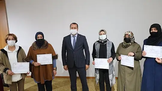 Elazığ'da 103 kadın üretici sertifikalarını aldı