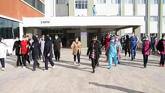 Elazığ'da deprem ve yangın tatbikatı