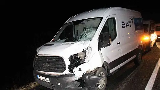 Elazığ'da feci kaza: Transitin çarptığı 2 kişi hayatını kaybetti