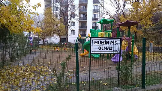 Elazığ'da hadis ve özlü sözler ile temizlik uyarısı