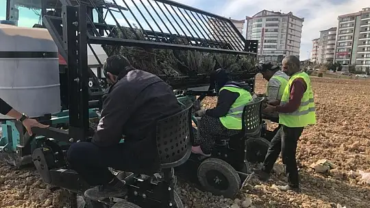 Elazığ'da İpek Yolu Gençlik Merkezi gönüllülerinden lavanta parkı