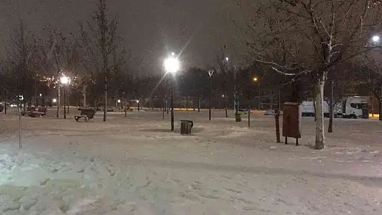 Elazığ'da kar etkisini tekrar gösterdi