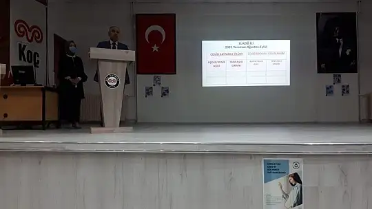 Elazığ'da okul yöneticilerine 'aşı farkındalığı' eğitimi