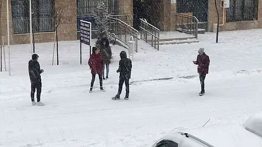 Elazığ'da okullara kar tatili