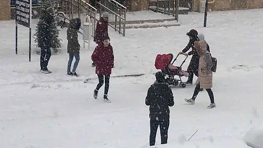Elazığ'da okullara kar tatili