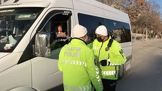 Elazığ'da trafik denetimi