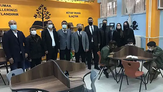 Elazığ'da yapımı tamamlanan kütüphanenin açılışı yapıldı